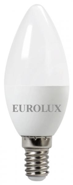 Лампа светодиодная LL-E-C37-5W-230-4K-E14 EUROLUX