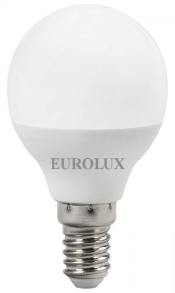 Лампа светодиодная LL-E-G45-7W-230-4K-E14 EUROLUX