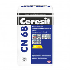Самовыравнивающаяся смесь Ceresit CN68, тонкослойная, 25 кг