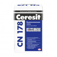 Легковыравнивающаяся смесь Ceresit CN178, 25 кг
