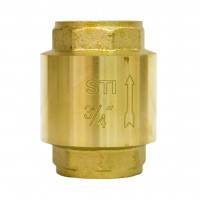 Клапан обратный пружинный STI 20  (латунь)