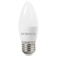 Лампа светодиодная LL-E-C37-6W-230-4K-E27 EUROLUX