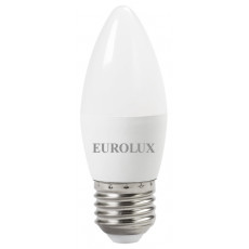 Лампа светодиодная LL-E-C37-6W-230-2,7K-E27 EUROLUX
