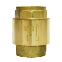 Клапан обратный пружинный STI 25  (латунь)